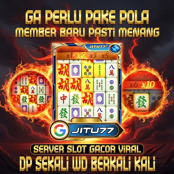JITU77 Bonus Member Baru 100%